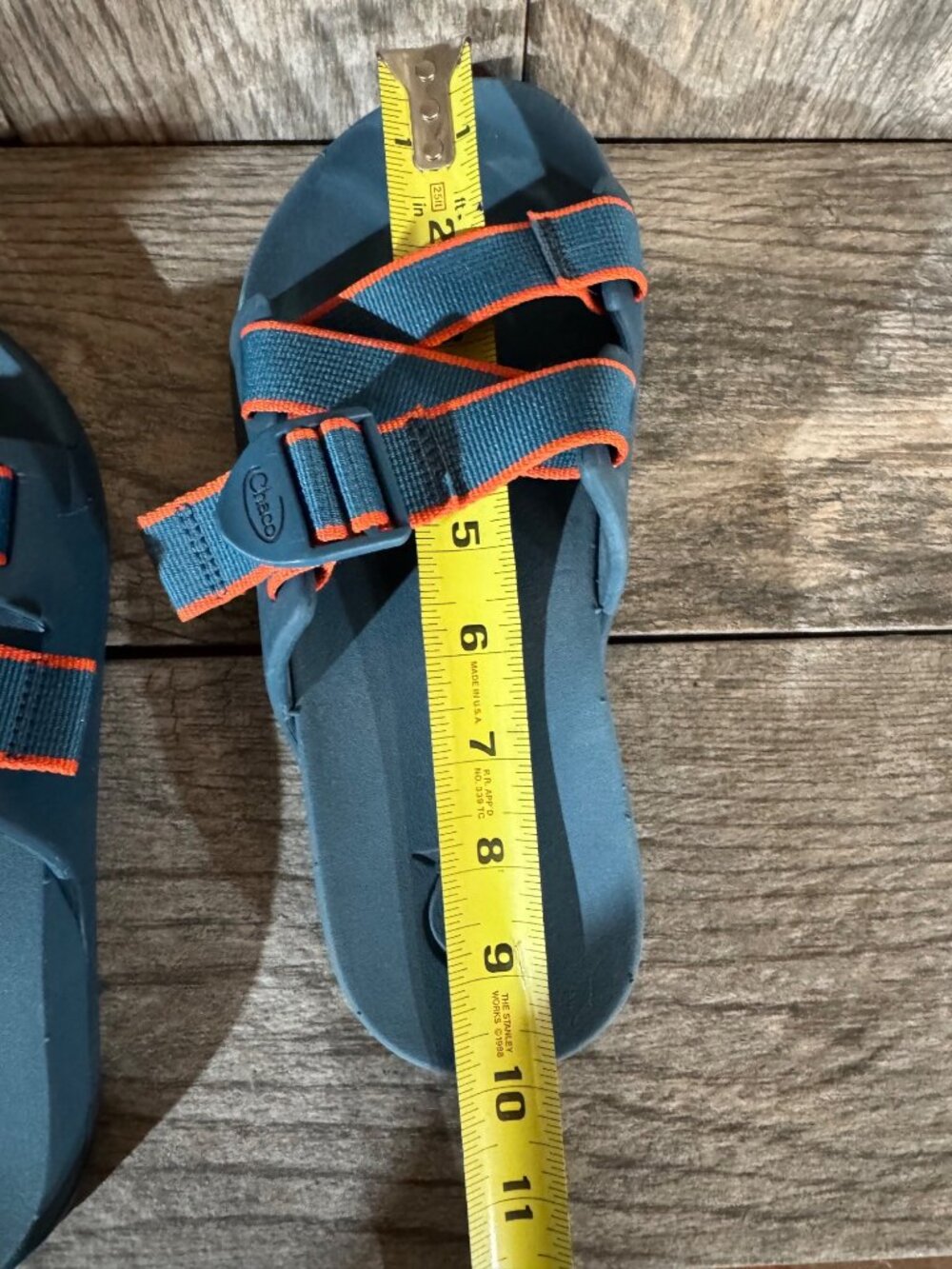 Chaco Chillos Cobolt Blue Slide Sandals Men's Size 7 JCH 108295 - Picture 8 of 9